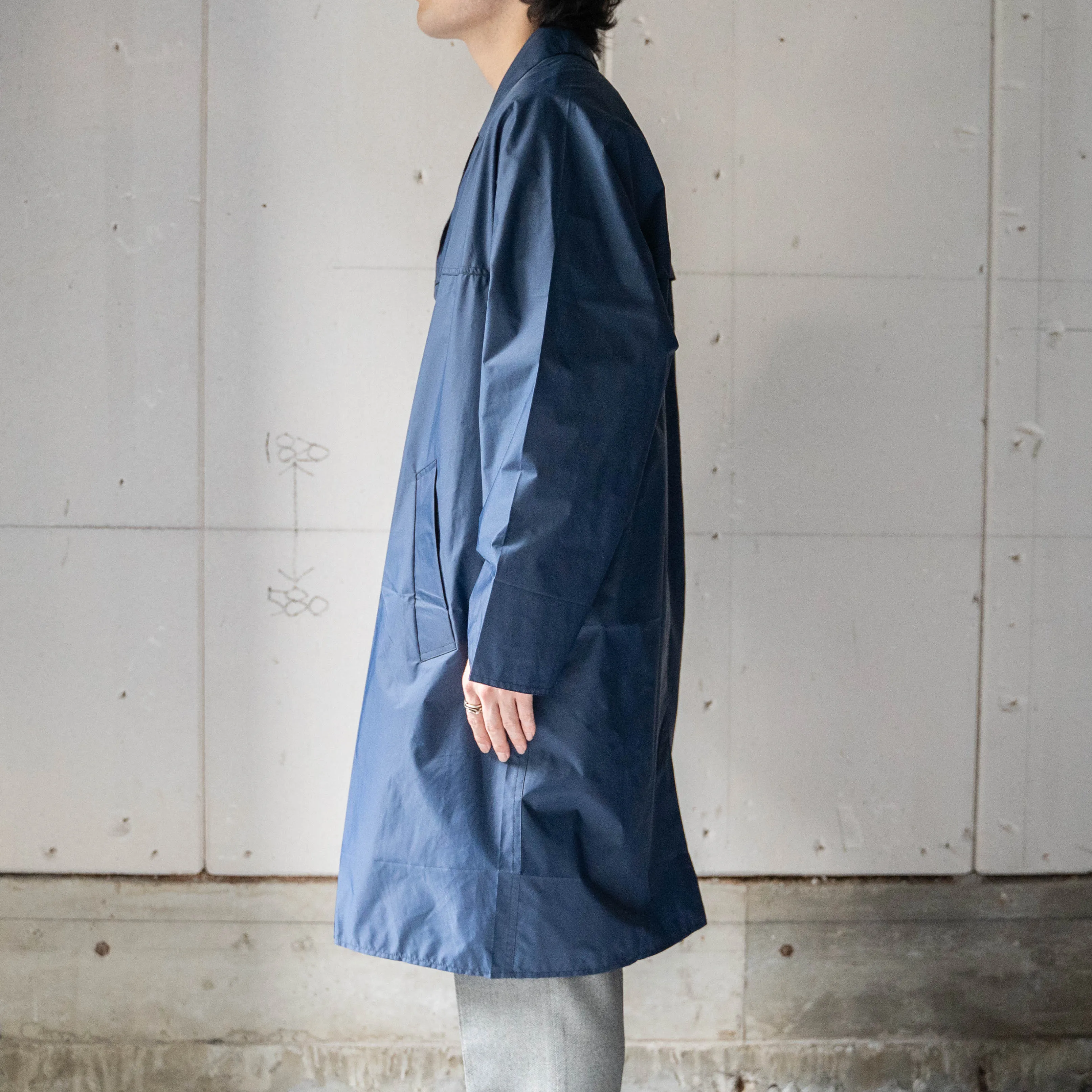 1980-90s French military nylon rain coat 'dead stock'