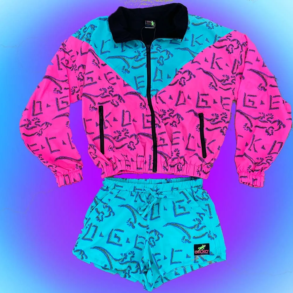 80s/90s "Color Block" Windbreaker!