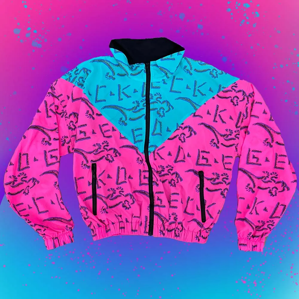 80s/90s "Color Block" Windbreaker!