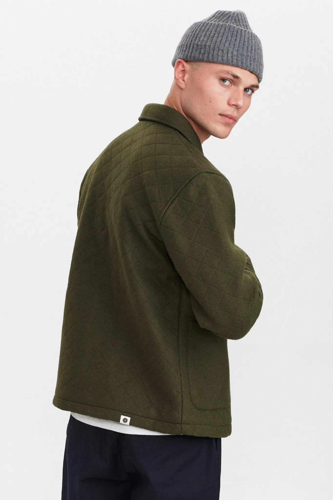 AKBENNY QUILTED JACKET - Deep forrest