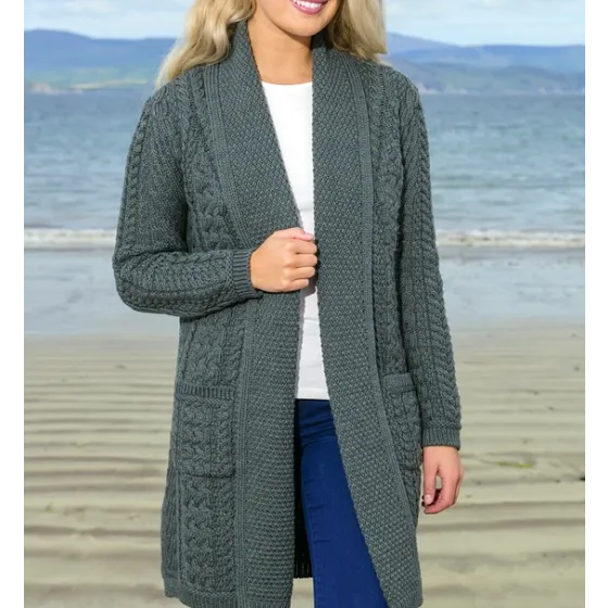 Aran Waterfall Cardigan Coat [2 Colors]