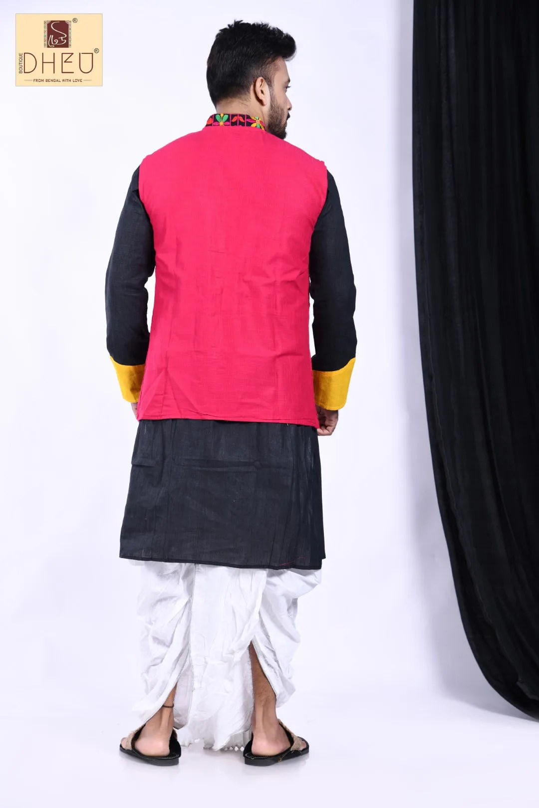 Bahubichitra - Dheu Designer Dhoti(Optional)Kurta Set