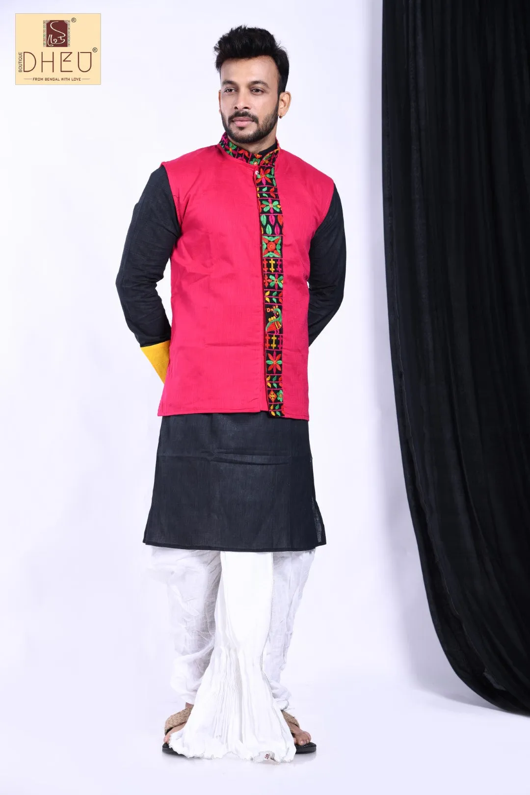 Bahubichitra - Dheu Designer Dhoti(Optional)Kurta Set