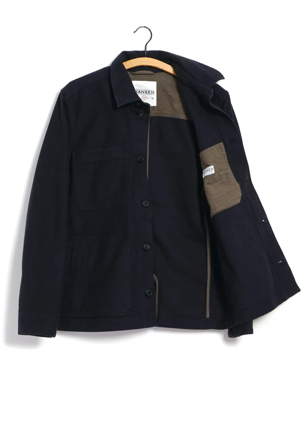 BERTRAM | Refined Work Jacket | Navy