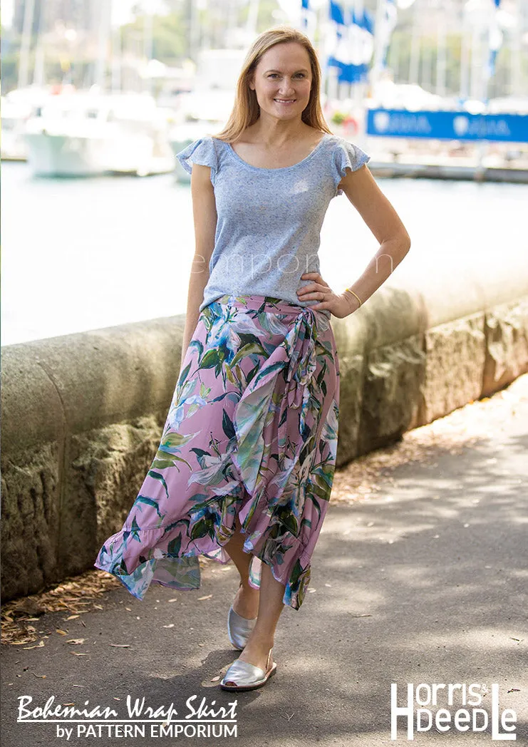 Bohemian Wrap | Skirt Sewing Pattern