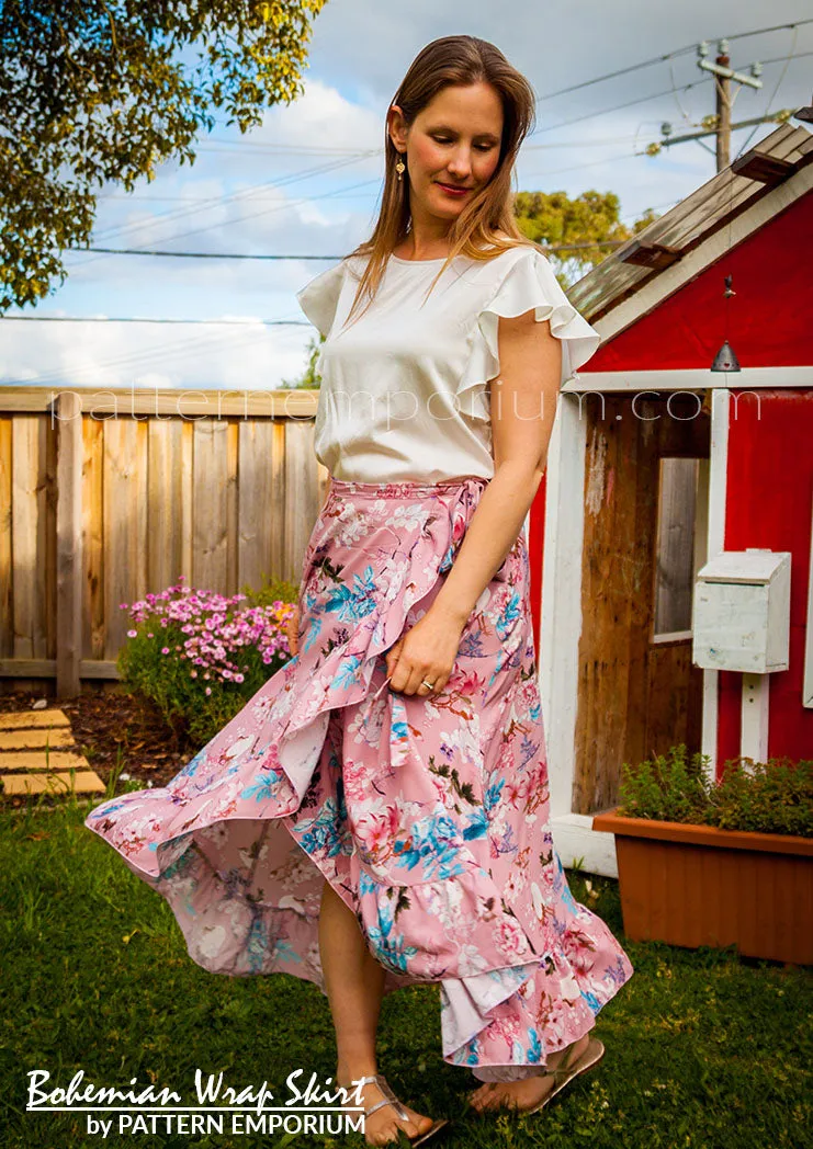 Bohemian Wrap | Skirt Sewing Pattern