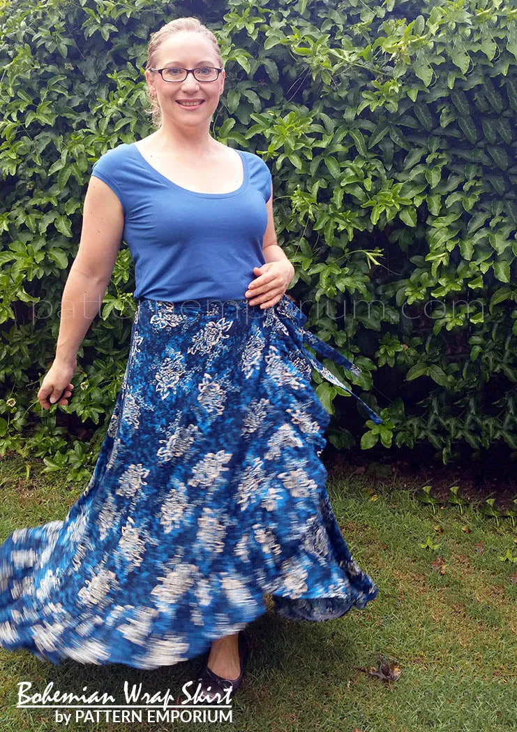 Bohemian Wrap | Skirt Sewing Pattern