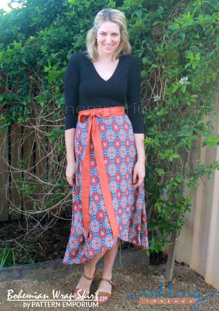 Bohemian Wrap | Skirt Sewing Pattern