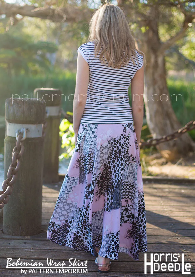 Bohemian Wrap | Skirt Sewing Pattern