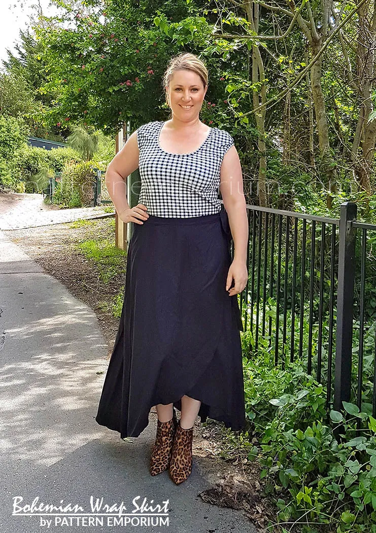 Bohemian Wrap | Skirt Sewing Pattern