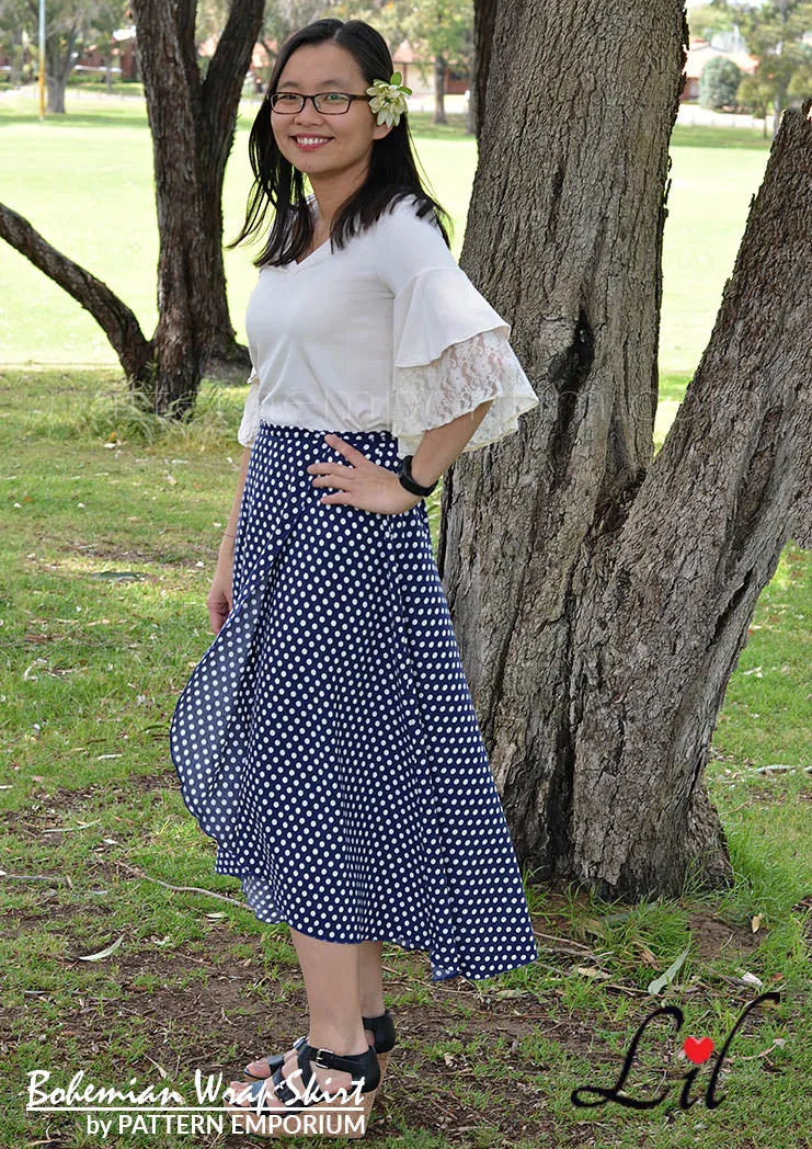 Bohemian Wrap | Skirt Sewing Pattern