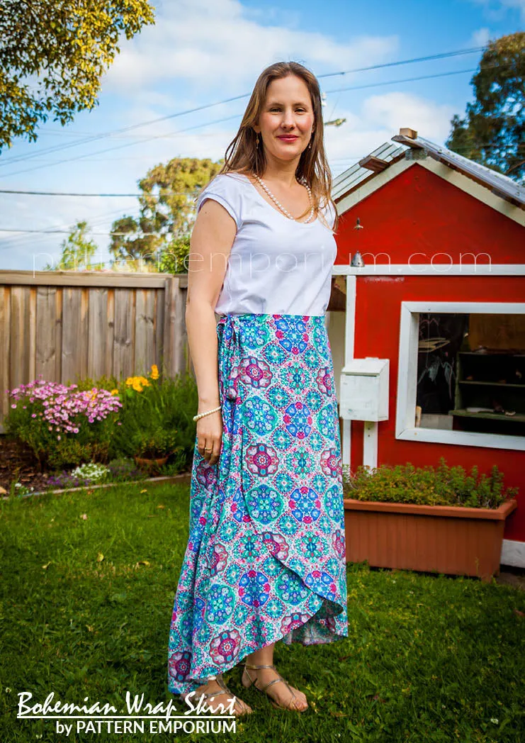 Bohemian Wrap | Skirt Sewing Pattern