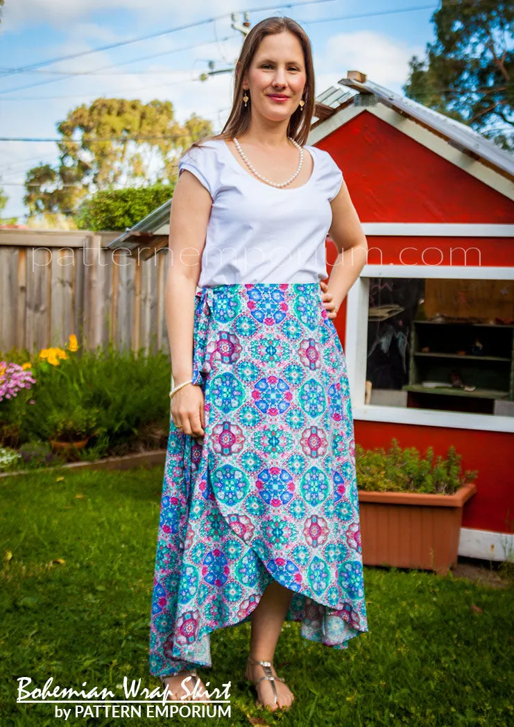 Bohemian Wrap | Skirt Sewing Pattern