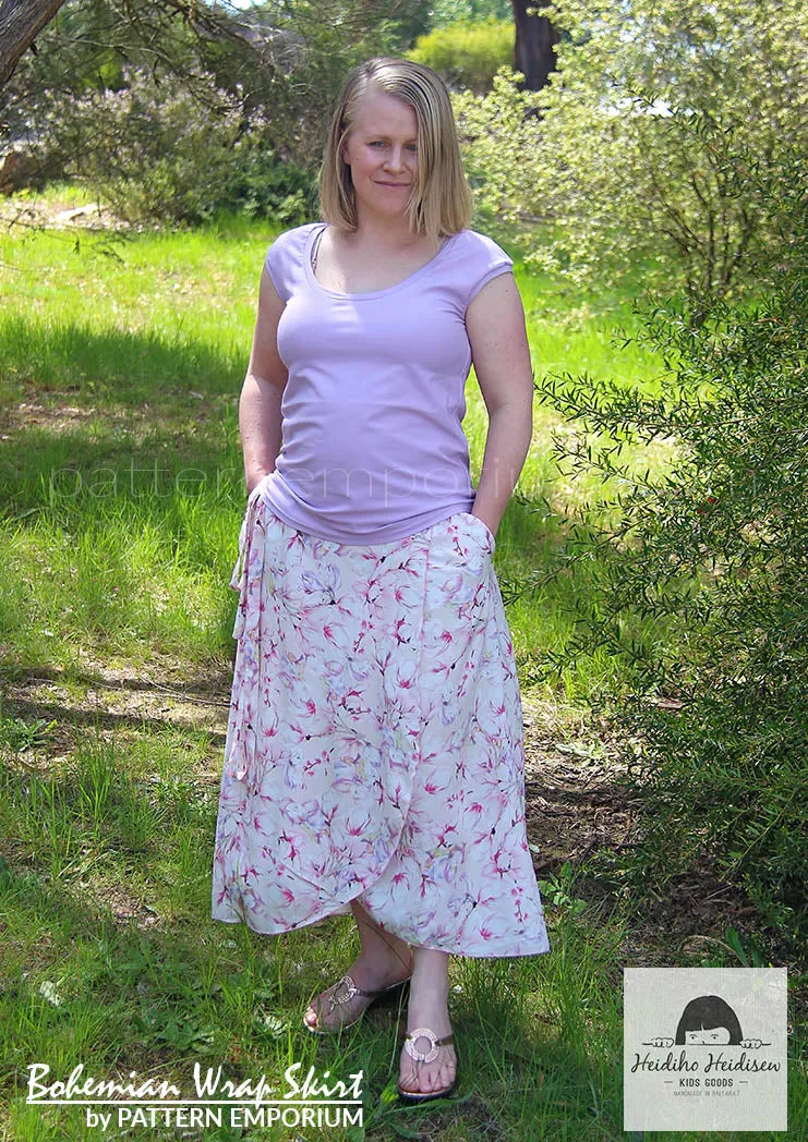 Bohemian Wrap | Skirt Sewing Pattern