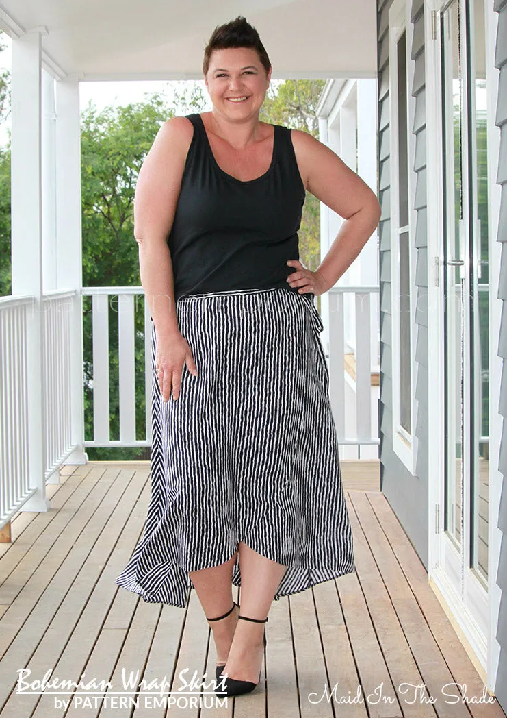 Bohemian Wrap | Skirt Sewing Pattern