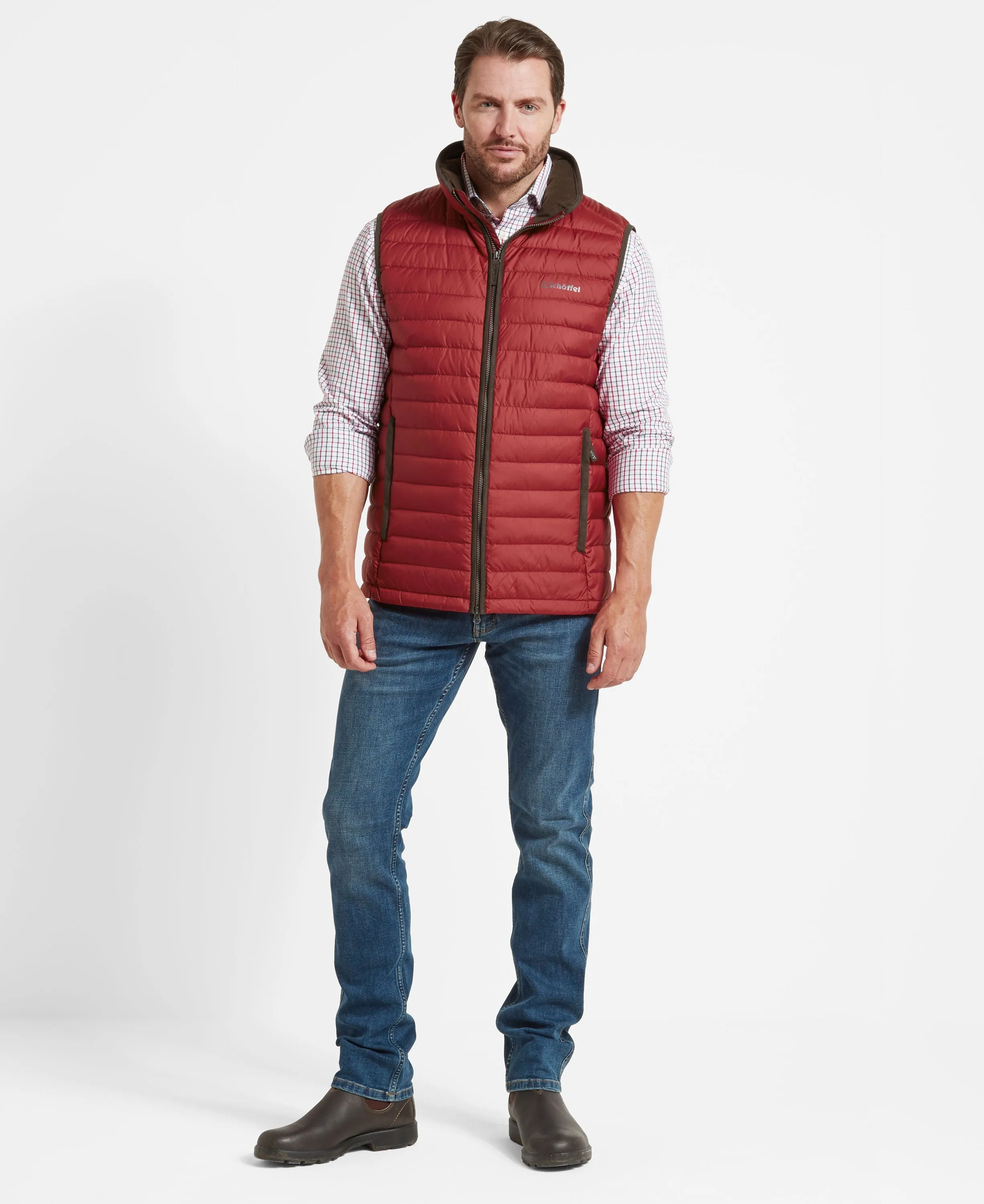 Bowden Down Gilet - Chilli