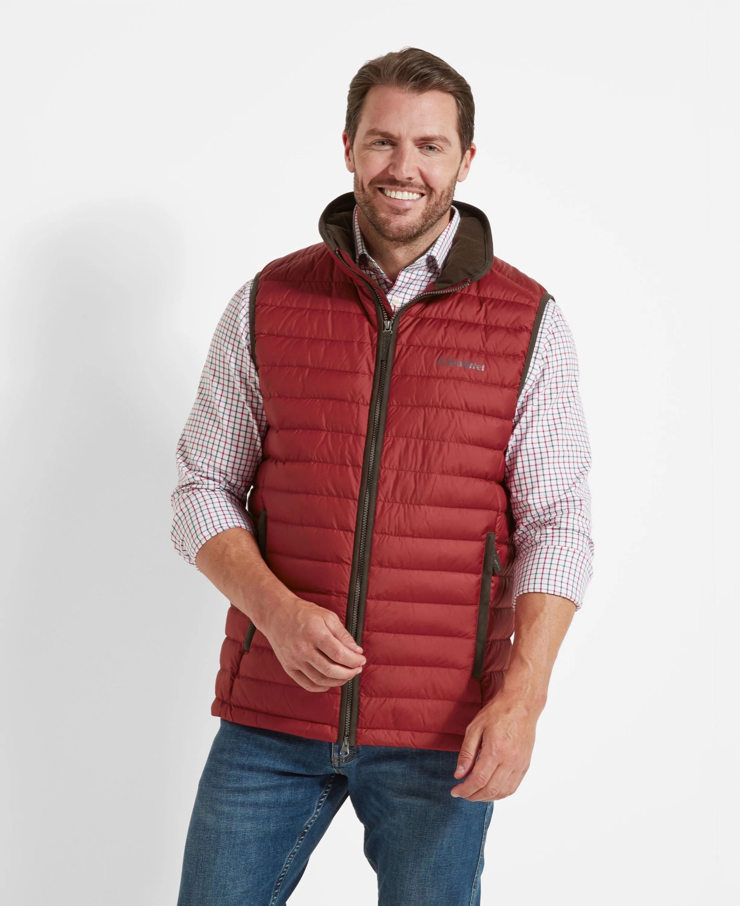 Bowden Down Gilet - Chilli