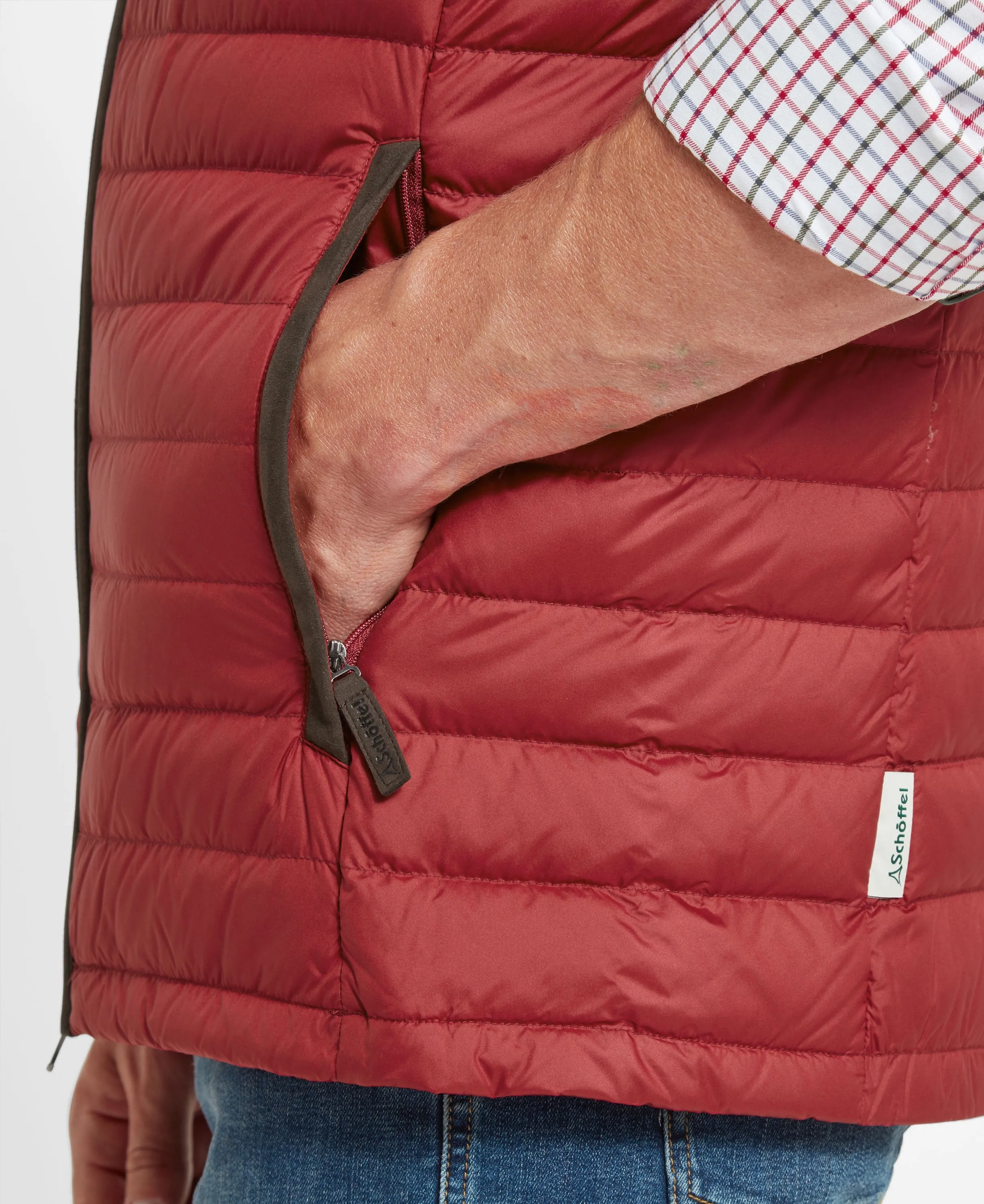 Bowden Down Gilet - Chilli