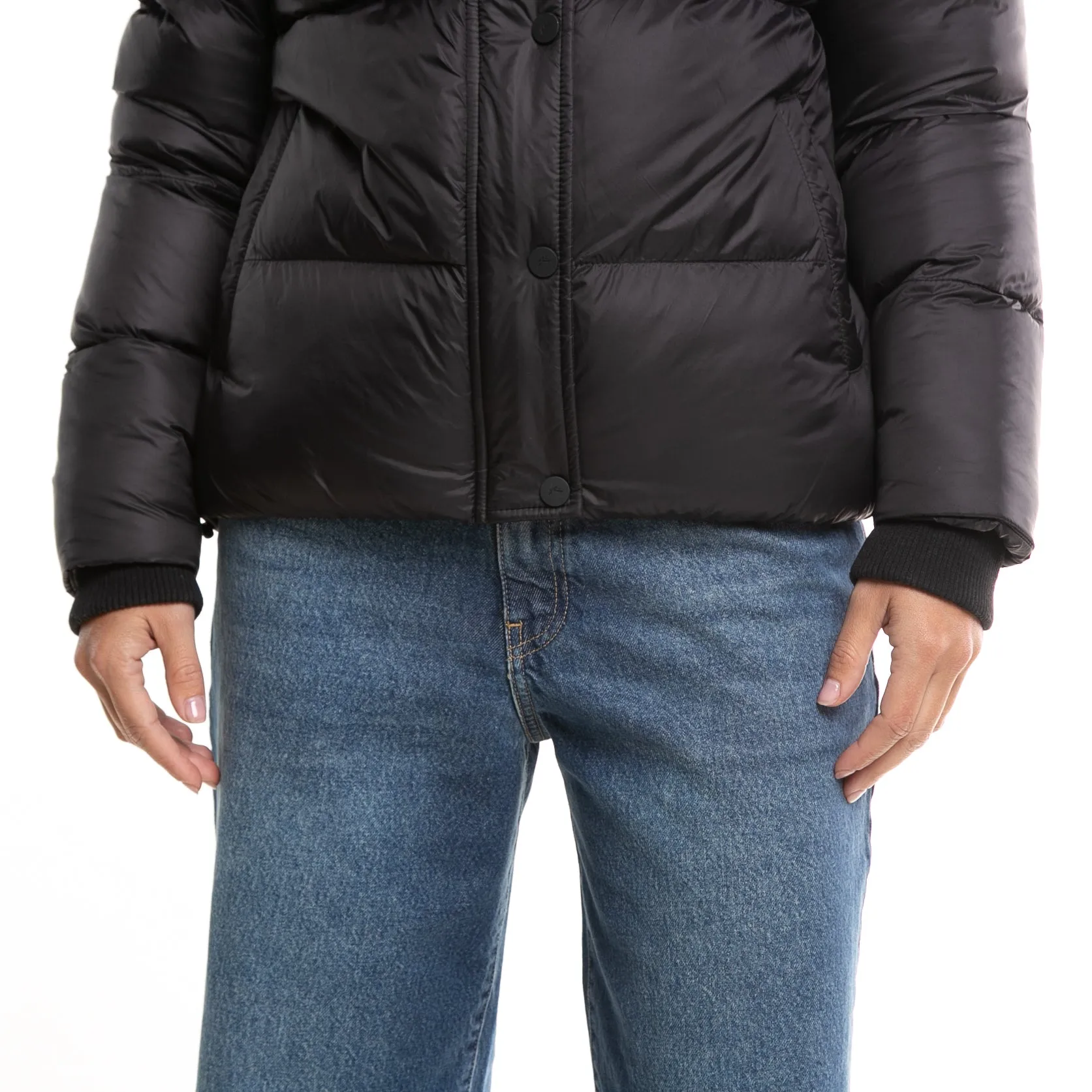 Campera Abrigo Rusty Tender Puffer Coat Ld* Black