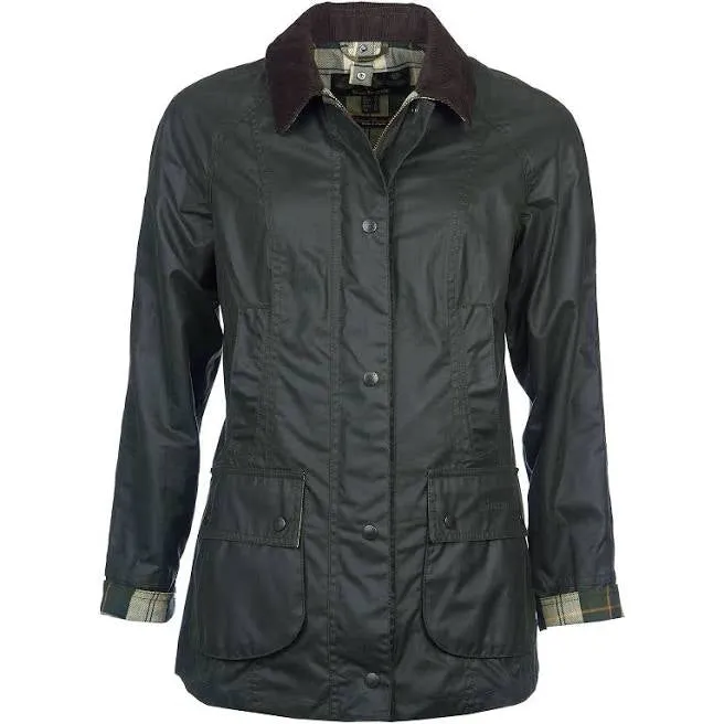 Classic Beadnell Wax Jacket -Sage