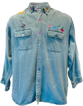 Country Tropical Button Down