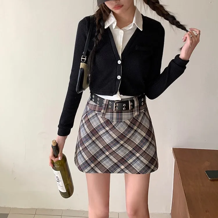 Courtney Plaid Skirt