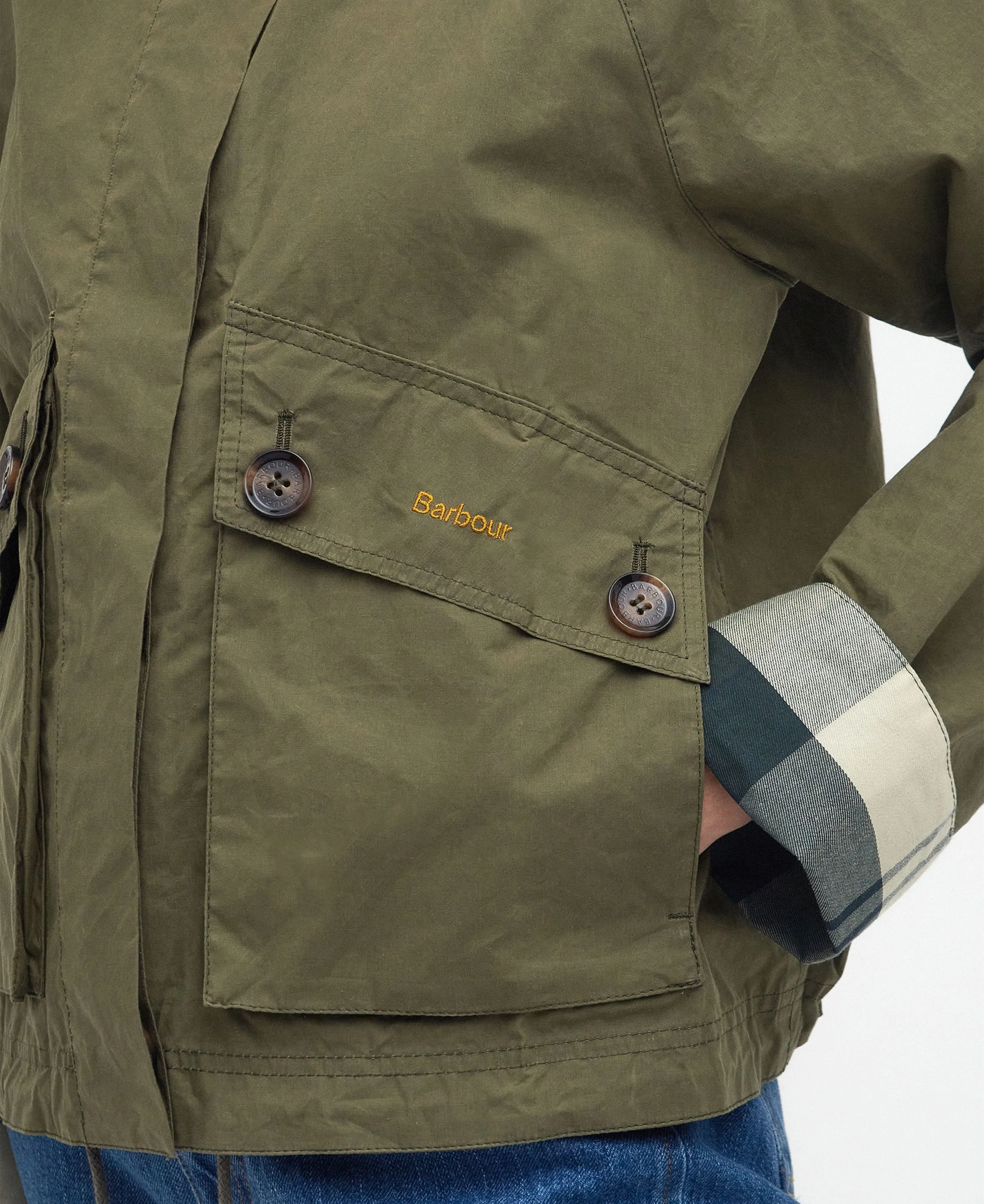 Crowdon Showerproof Jacket - Dusky Green