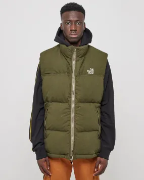 Down Vest in Green