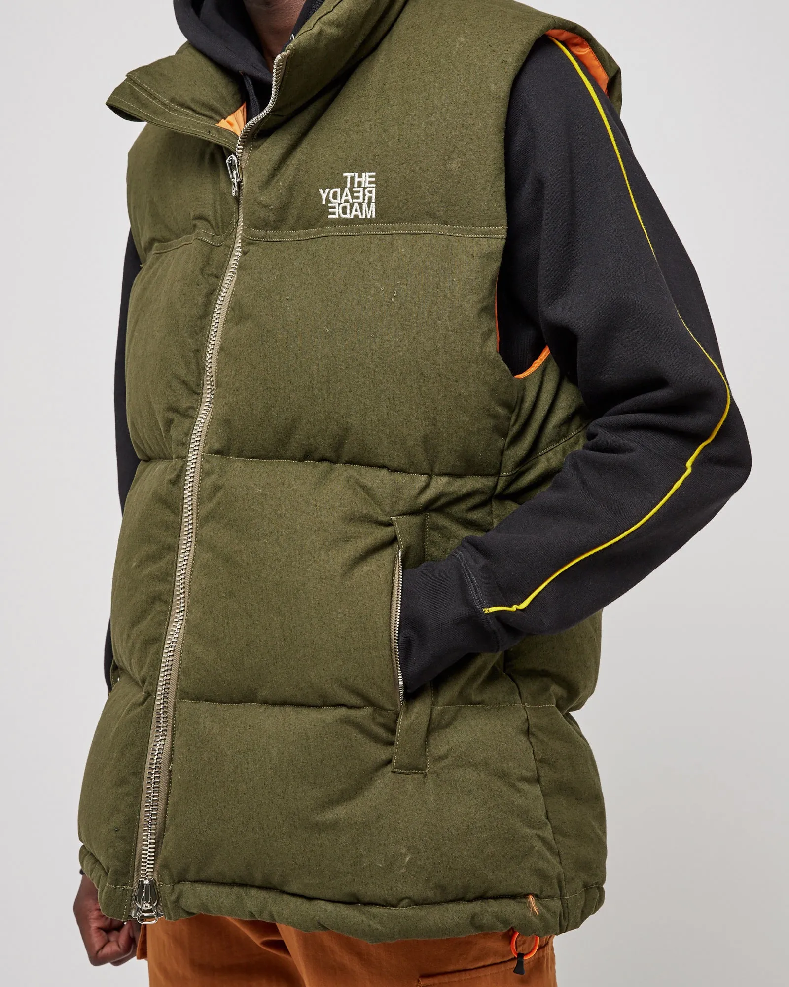 Down Vest in Green