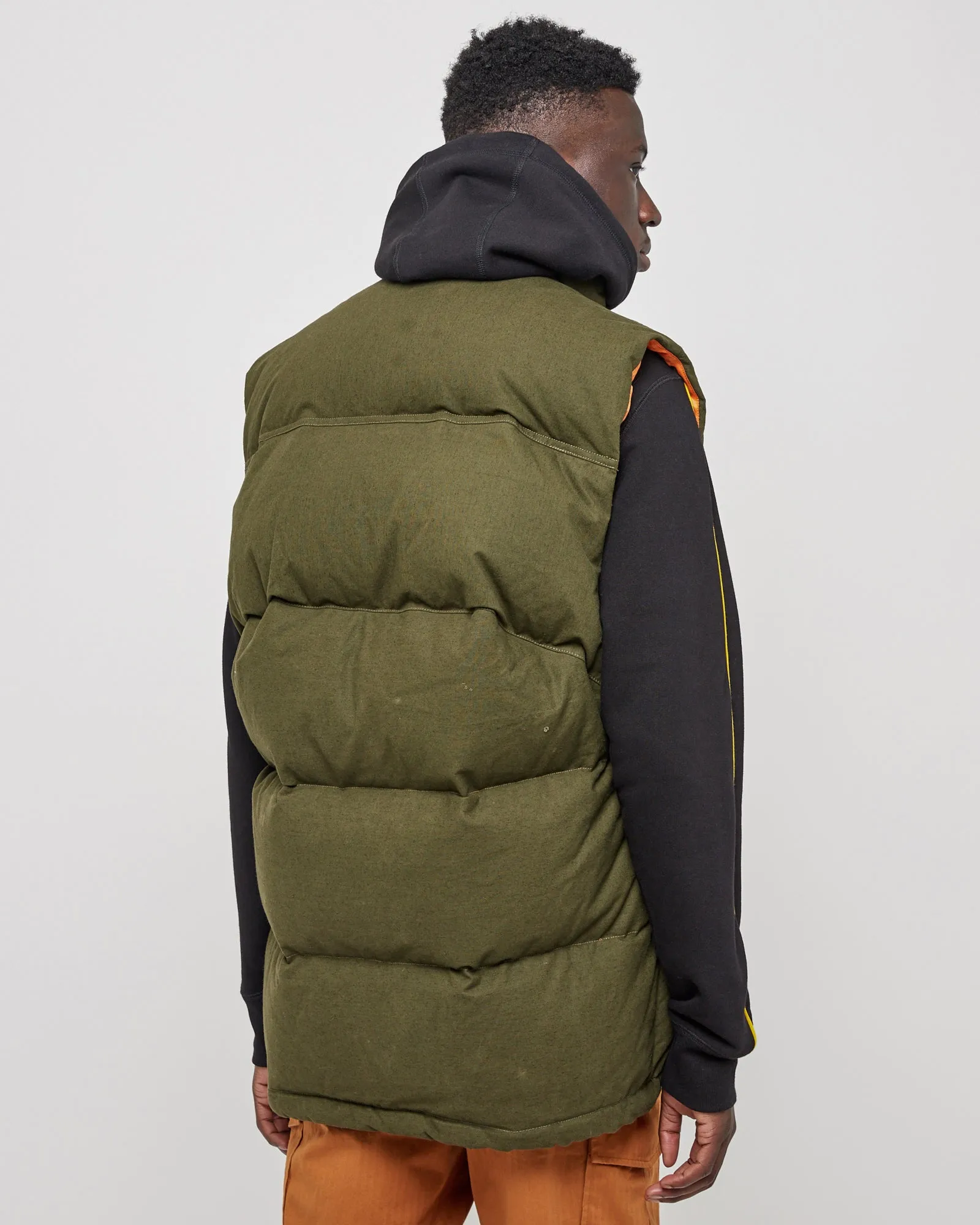 Down Vest in Green