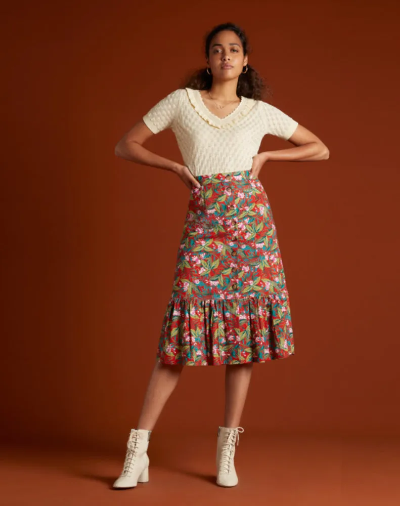 Esme Button Skirt Salina