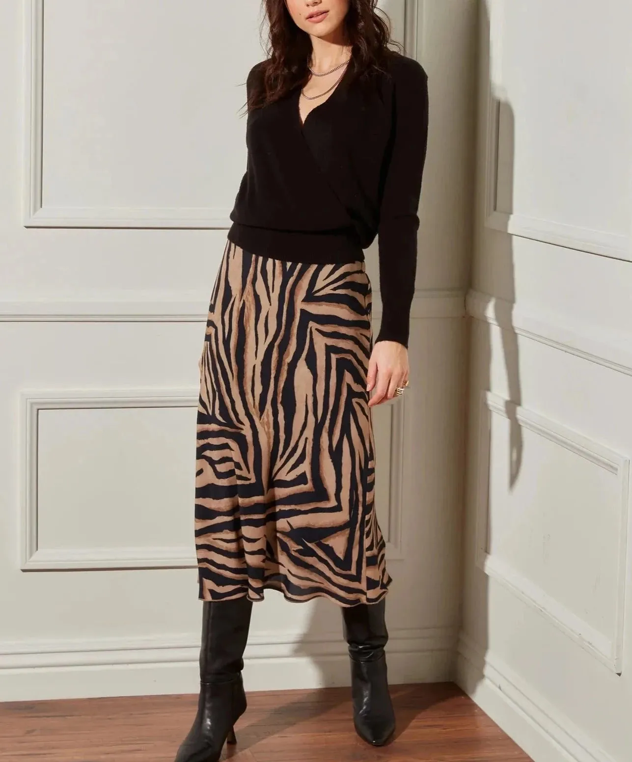 Fifteen Twenty Bias Cut Midi Skirt