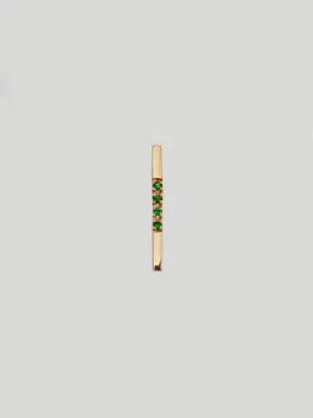 Gemstone Long Rod Stud