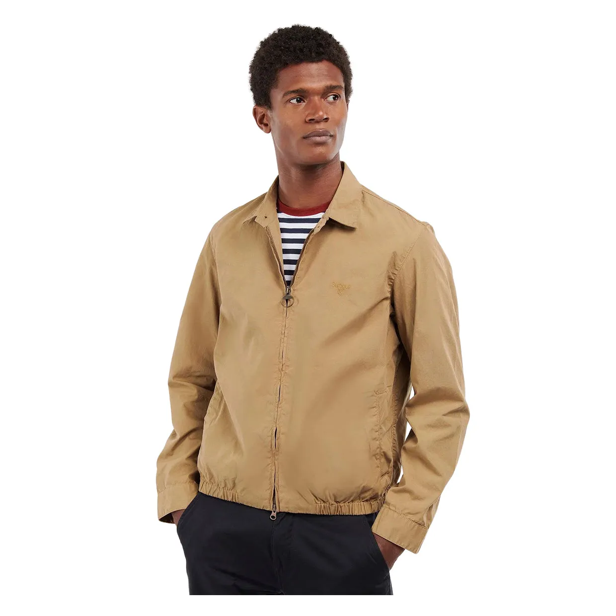 Giubbino Barbour Essential Windbreaker Beige