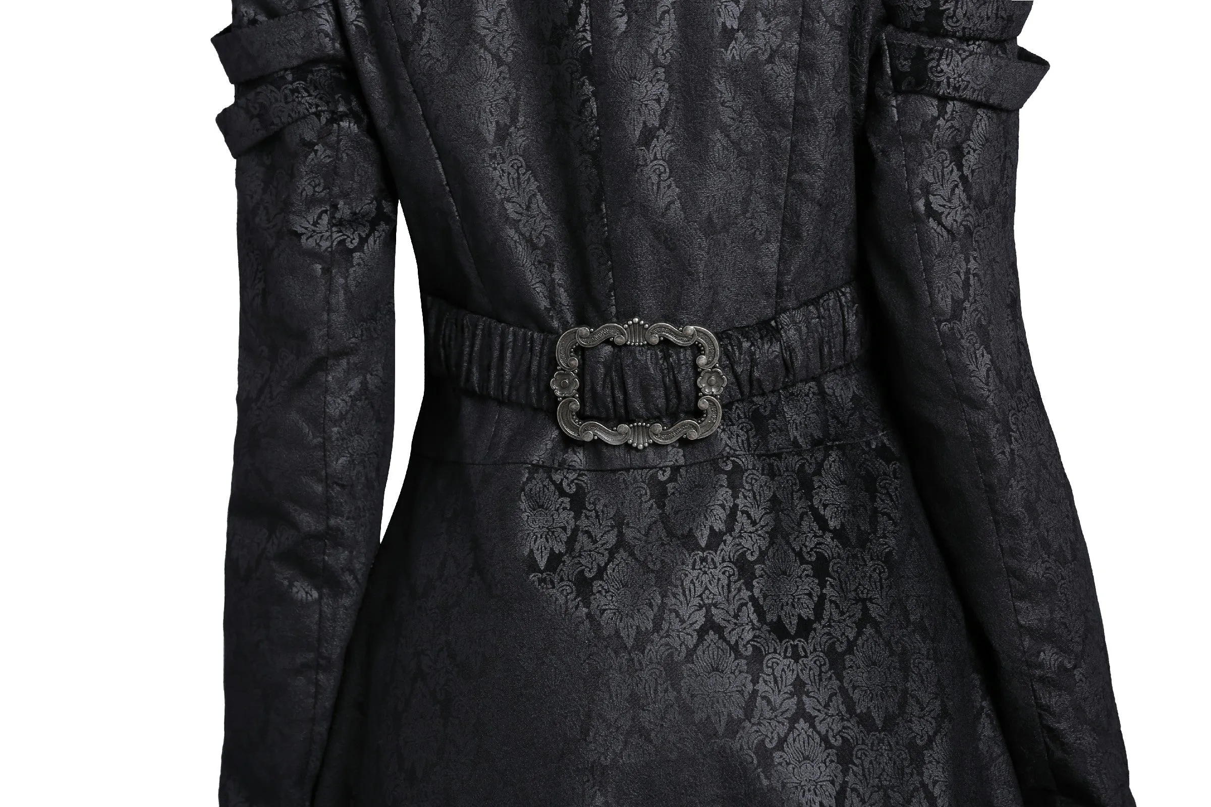 Gothic floor-length cocktail gown jacket coat JW091