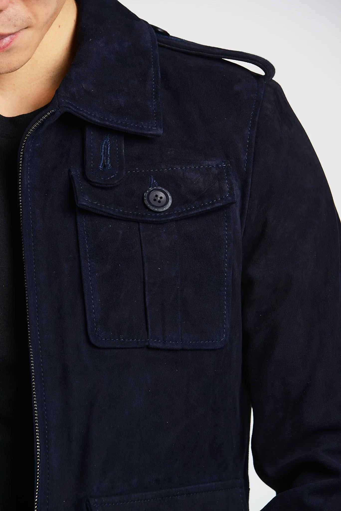 Holloway Patch Pocket Suede Jacket