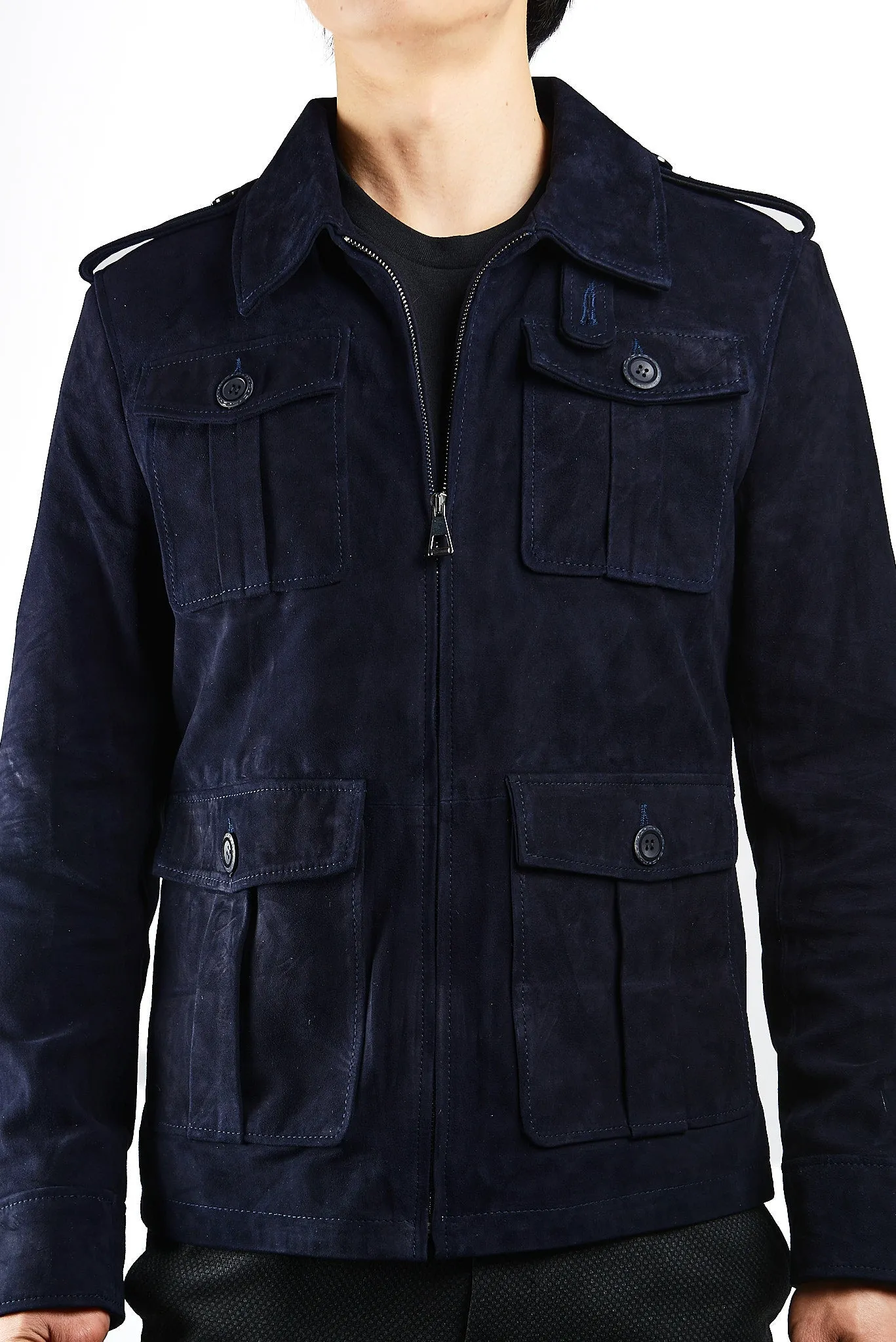 Holloway Patch Pocket Suede Jacket