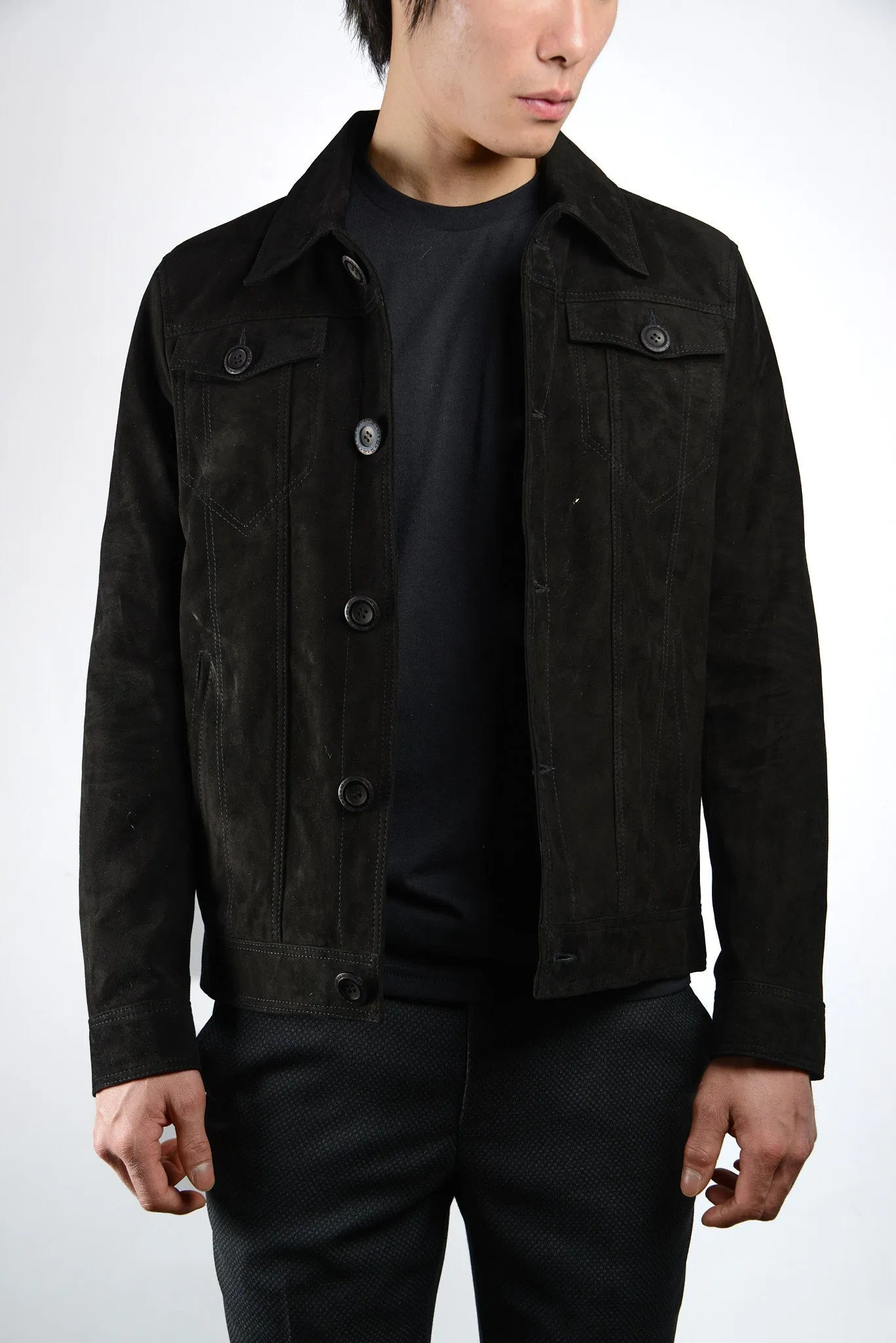 Holloway Trucker Suede Jacket