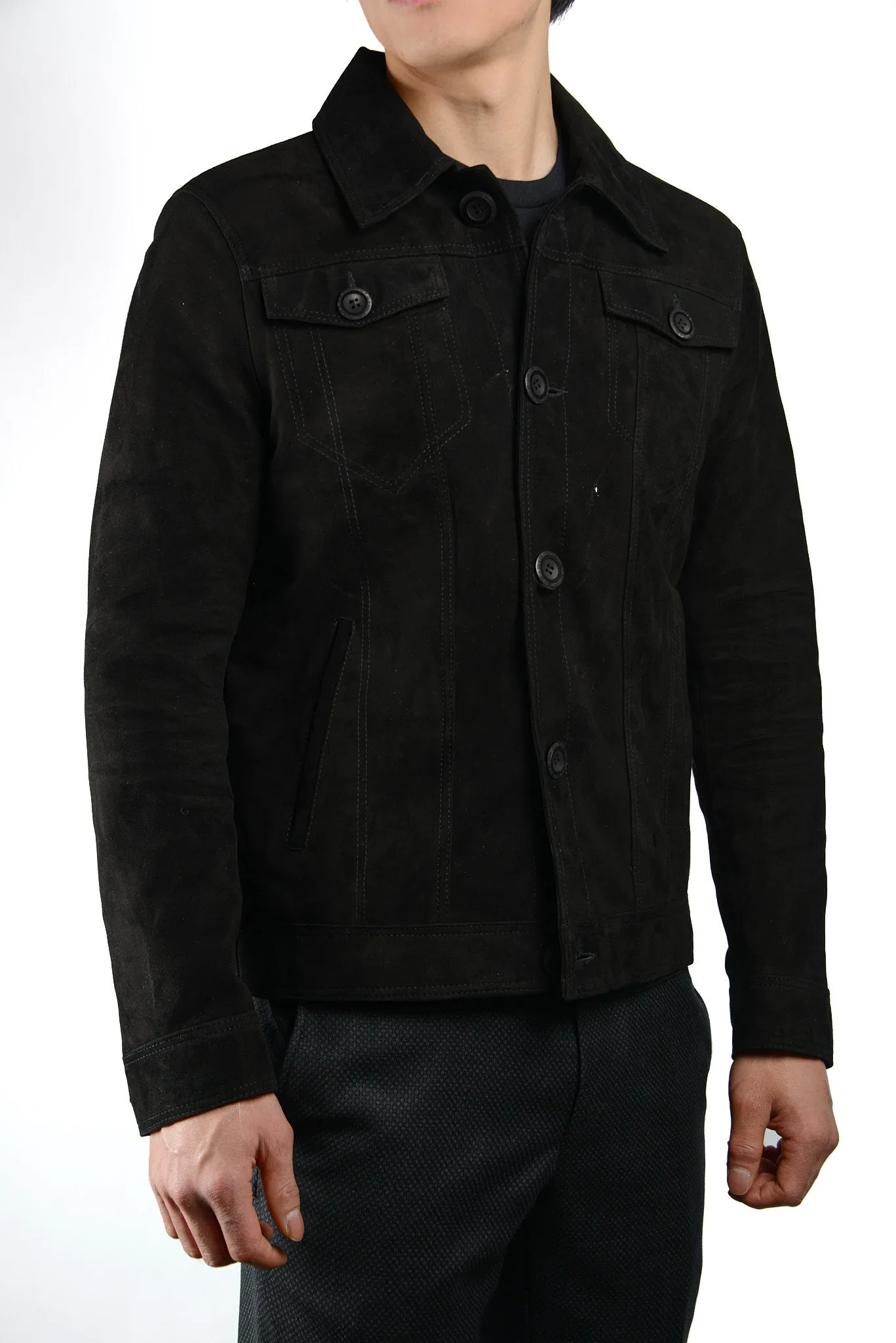 Holloway Trucker Suede Jacket