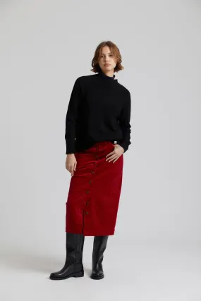 ISABEL - Organic Cotton Skirt Cherry