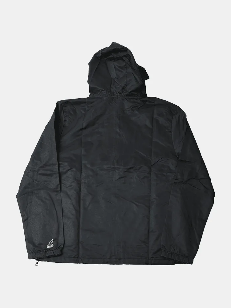 Kangol Quarter Zip Windbreaker - Black