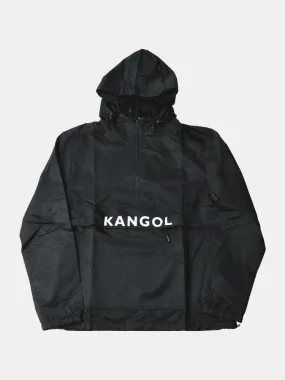 Kangol Quarter Zip Windbreaker - Black