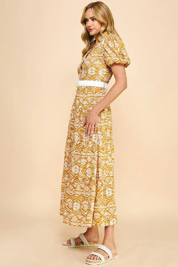 Kayla Button Down Maxi Dress