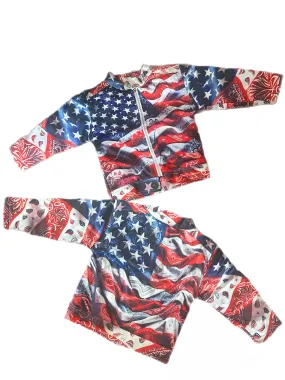 Kids Juelz American Flag Jacket