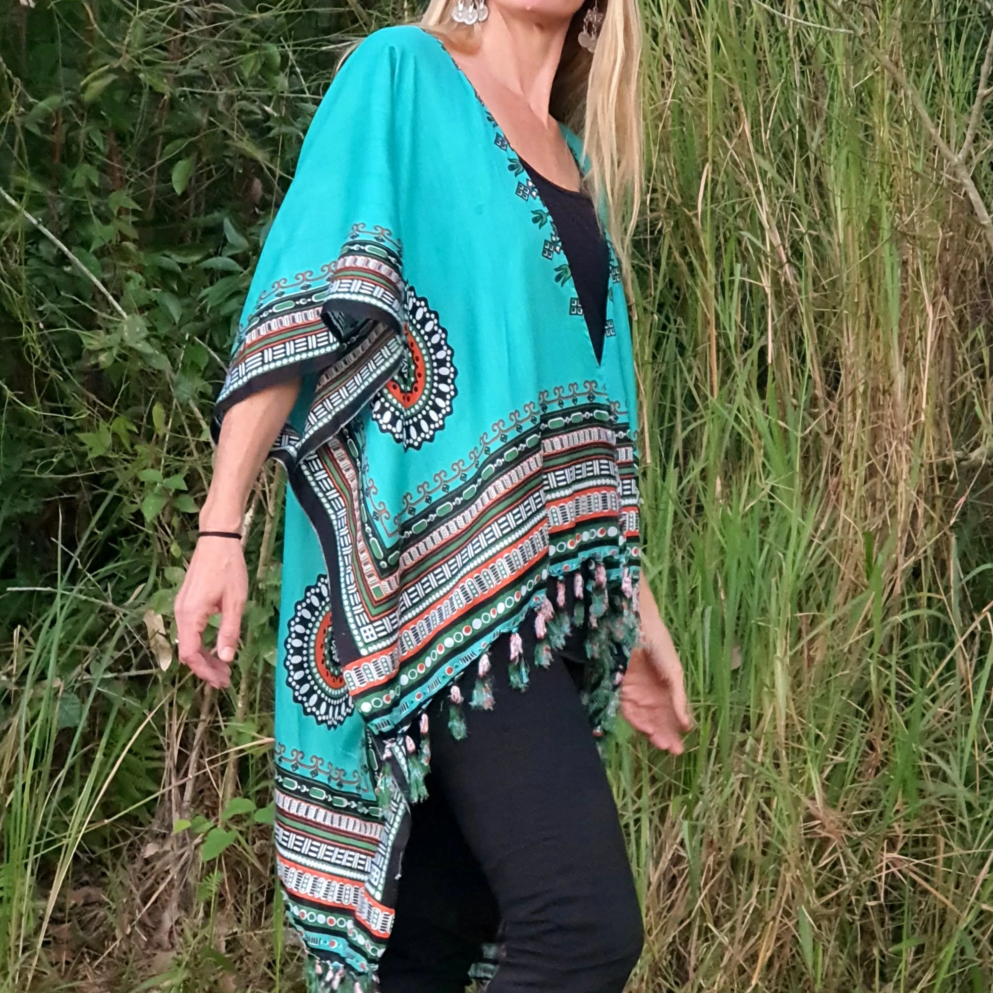 Ladies Kimono Jacket - Africa