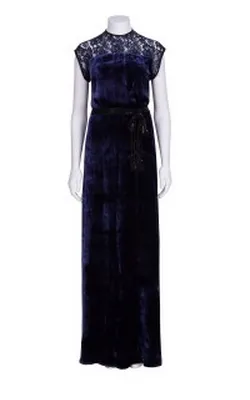 Long Velvet Tatti Dress