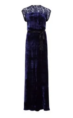 Long Velvet Tatti Dress