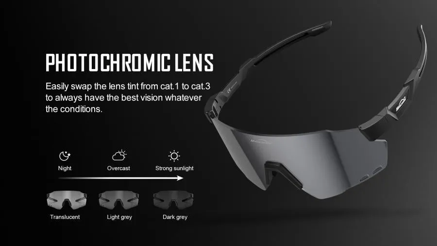 Magicshine Windbreaker Photochromic Sunglasses