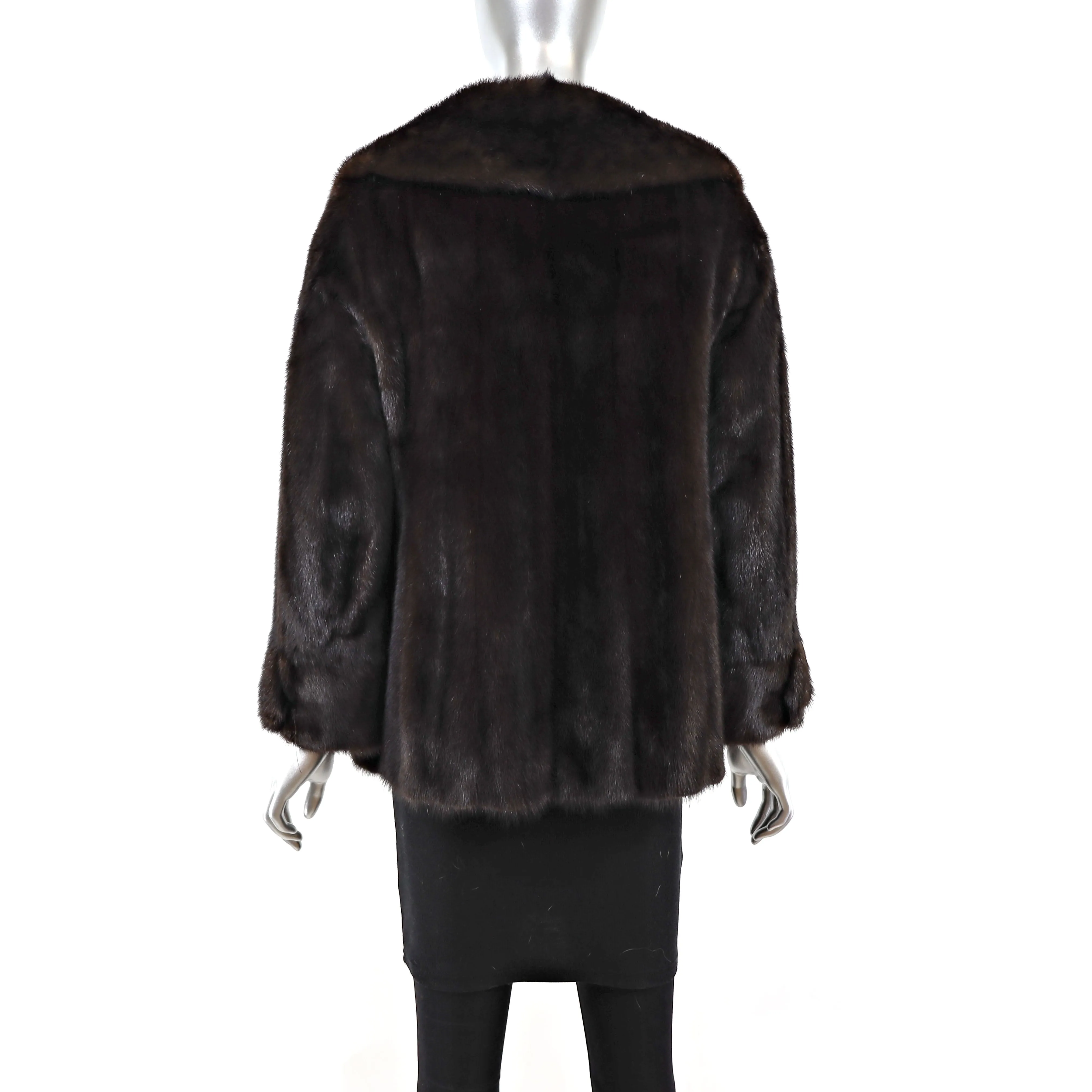 Mahogany Mink Jacket- Size S