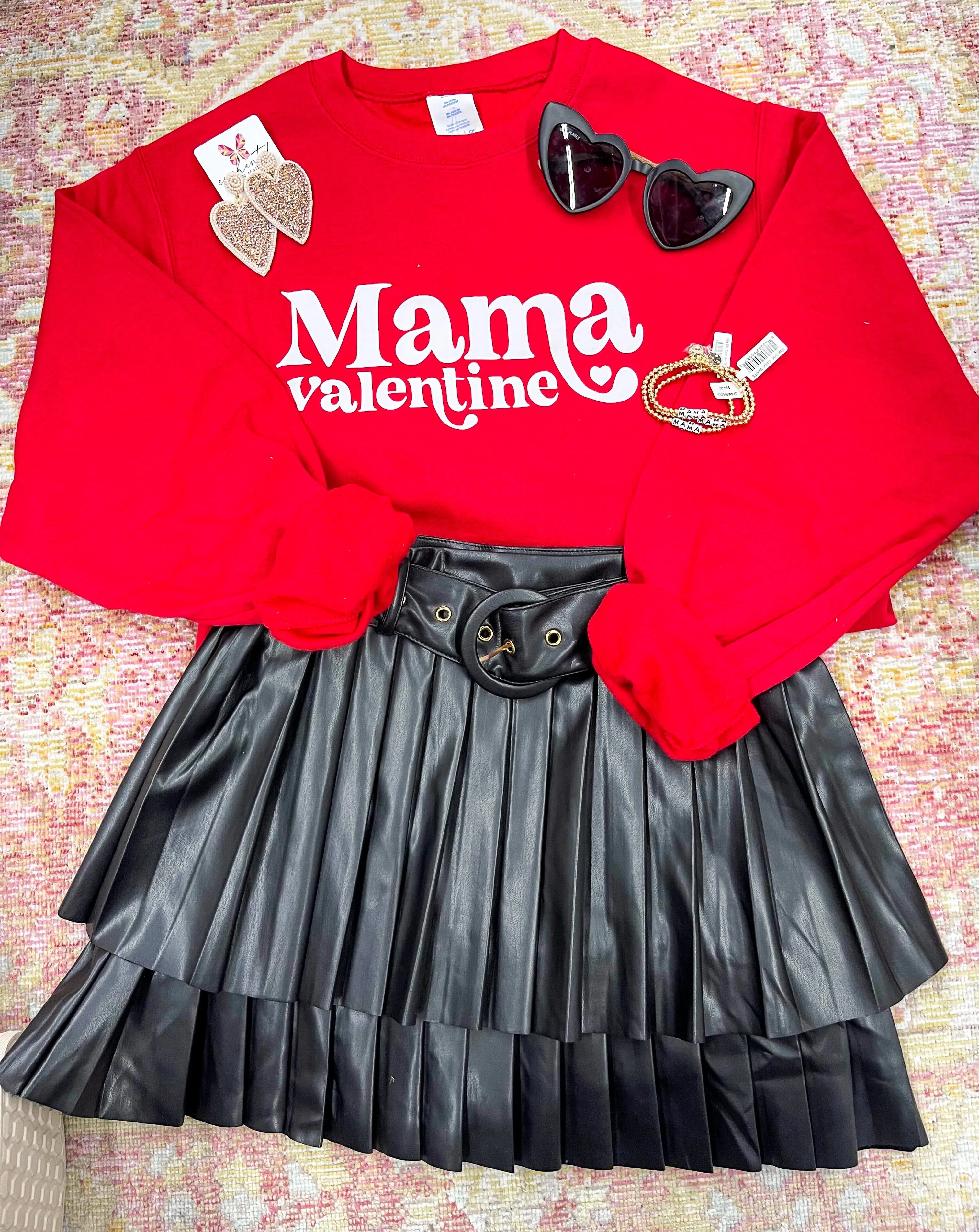 Mama Valentine Adult Sweatshirt